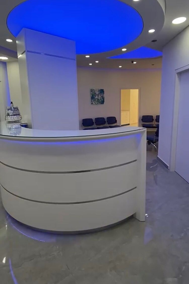 Reception desk of Kazzi Clinic